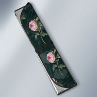 Rosicrucian Order Rose Cross Auto Sun Shade Gothic Baroque Crucifix Vintage Floral