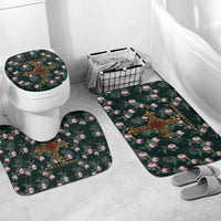 Rosicrucian Order Rose Cross Bathroom Set Gothic Baroque Crucifix Vintage Floral