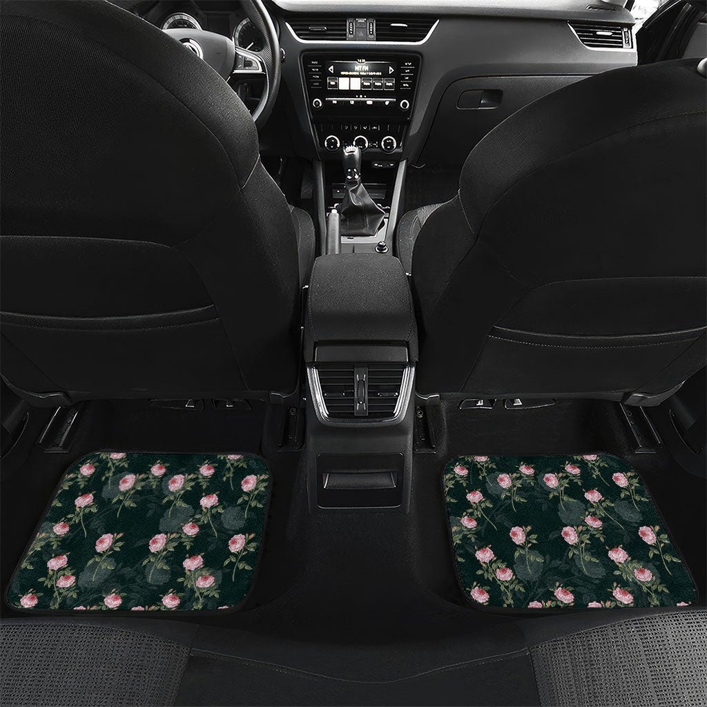 Rosicrucian Order Rose Cross Car Mats Gothic Baroque Crucifix Vintage Floral