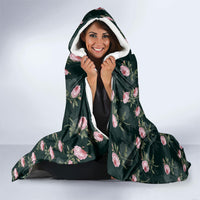 Rosicrucian Order Rose Cross Hooded Blanket Gothic Baroque Crucifix Vintage Floral