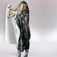 Rosicrucian Order Rose Cross Hooded Blanket Gothic Baroque Crucifix Vintage Floral