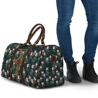 Rosicrucian Order Rose Cross Travel Bag Gothic Baroque Crucifix Vintage Floral