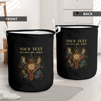 Personalized Rosicrucians Laundry Basket Sapiens Dominabitur Astris Rose Cross