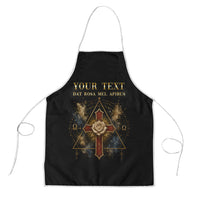 Personalized Rosicrucians Apron Sapiens Dominabitur Astris Rose Cross