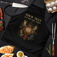 Personalized Rosicrucians Apron Sapiens Dominabitur Astris Rose Cross