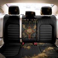 Personalized Rosicrucians Back Car Seat Cover Sapiens Dominabitur Astris Rose Cross