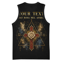 Personalized Rosicrucians Basketball Jersey Sapiens Dominabitur Astris Rose Cross