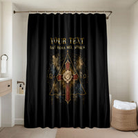 Personalized Rosicrucians Bathroom Set Sapiens Dominabitur Astris Rose Cross