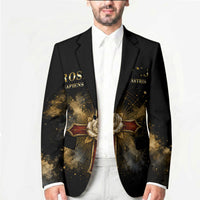 Personalized Rosicrucians Blazer Sapiens Dominabitur Astris Rose Cross