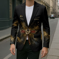 Personalized Rosicrucians Blazer Sapiens Dominabitur Astris Rose Cross
