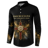 Personalized Rosicrucians Button Sweatshirt Sapiens Dominabitur Astris Rose Cross