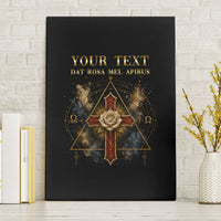 Personalized Rosicrucians Canvas Wall Art Sapiens Dominabitur Astris Rose Cross