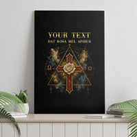 Personalized Rosicrucians Canvas Wall Art Sapiens Dominabitur Astris Rose Cross