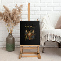 Personalized Rosicrucians Canvas Wall Art Sapiens Dominabitur Astris Rose Cross