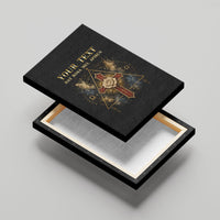 Personalized Rosicrucians Canvas Wall Art Sapiens Dominabitur Astris Rose Cross