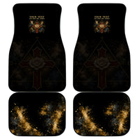 Personalized Rosicrucians Car Mats Sapiens Dominabitur Astris Rose Cross
