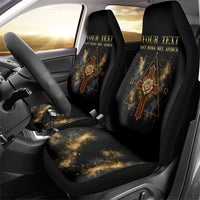 Personalized Rosicrucians Car Seat Cover Sapiens Dominabitur Astris Rose Cross