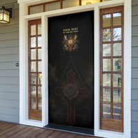 Personalized Rosicrucians Door Cover Sapiens Dominabitur Astris Rose Cross
