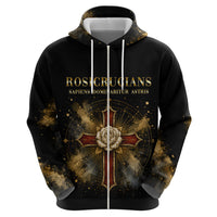 Personalized Rosicrucians Hoodie Sapiens Dominabitur Astris Rose Cross