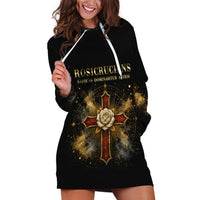 Personalized Rosicrucians Hoodie Dress Sapiens Dominabitur Astris Rose Cross