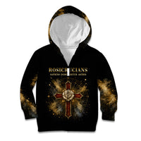 Personalized Rosicrucians Kid Hoodie Sapiens Dominabitur Astris Rose Cross
