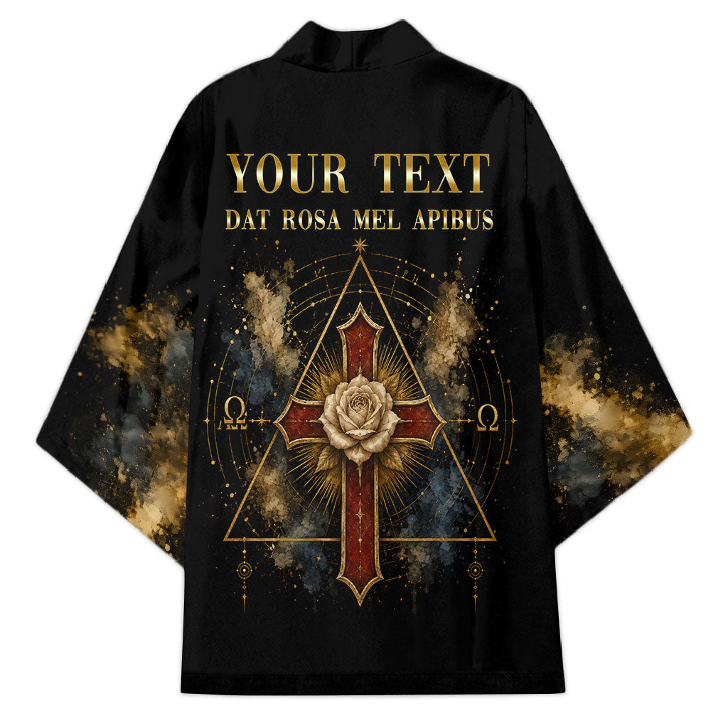 Personalized Rosicrucians Kimono Sapiens Dominabitur Astris Rose Cross