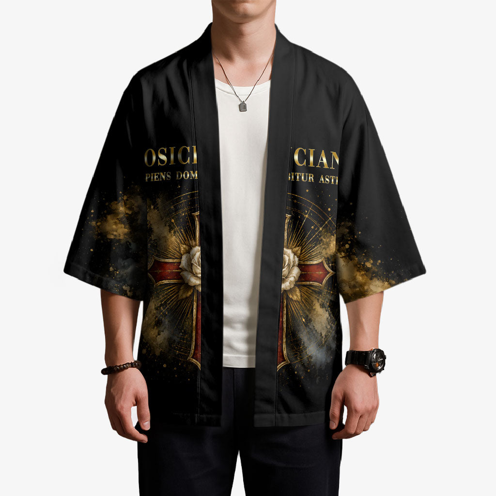 Personalized Rosicrucians Kimono Sapiens Dominabitur Astris Rose Cross
