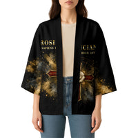 Personalized Rosicrucians Kimono Sapiens Dominabitur Astris Rose Cross