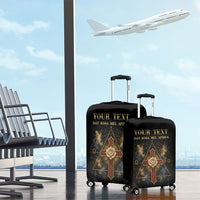Personalized Rosicrucians Luggage Cover Sapiens Dominabitur Astris Rose Cross