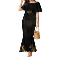 Personalized Rosicrucians Mermaid Dress Sapiens Dominabitur Astris Rose Cross