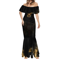 Personalized Rosicrucians Mermaid Dress Sapiens Dominabitur Astris Rose Cross