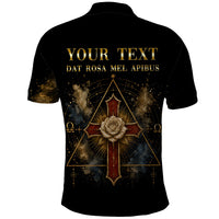 Personalized Rosicrucians Polo Shirt Sapiens Dominabitur Astris Rose Cross