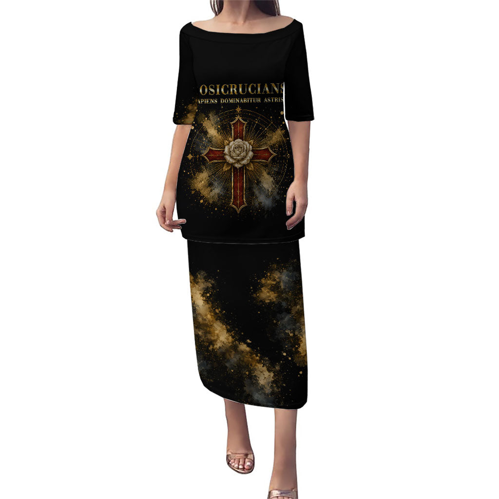 Personalized Rosicrucians Puletasi Sapiens Dominabitur Astris Rose Cross