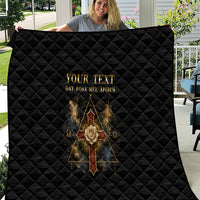 Personalized Rosicrucians Quilt Sapiens Dominabitur Astris Rose Cross