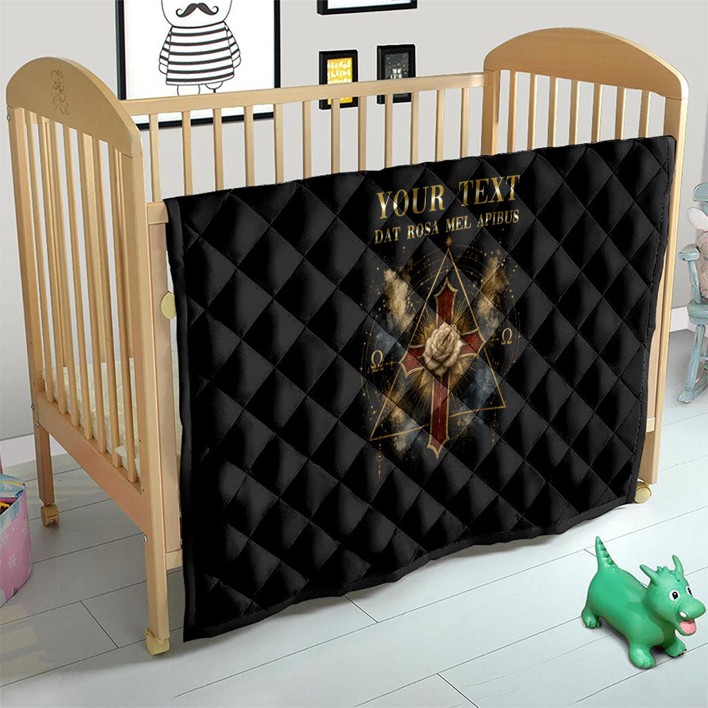 Personalized Rosicrucians Quilt Sapiens Dominabitur Astris Rose Cross