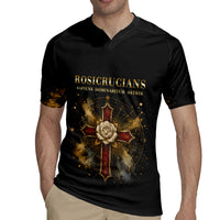 Personalized Rosicrucians Rugby Jersey Sapiens Dominabitur Astris Rose Cross
