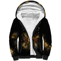 Personalized Rosicrucians Sherpa Hoodie Sapiens Dominabitur Astris Rose Cross