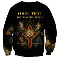 Personalized Rosicrucians Sweatshirt Sapiens Dominabitur Astris Rose Cross