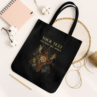 Personalized Rosicrucians Tote Bag Sapiens Dominabitur Astris Rose Cross