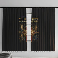 Personalized Rosicrucians Window Curtain Sapiens Dominabitur Astris Rose Cross