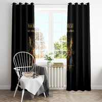 Personalized Rosicrucians Window Curtain Sapiens Dominabitur Astris Rose Cross