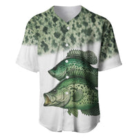 Crappie Tournament Fishing Customize Name Baseball Jersey Camo Fade and Custom Name Design - Wonder Print Shop