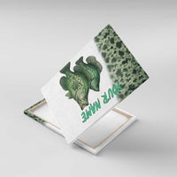 Crappie Tournament Fishing Customize Name Canvas Wall Art Camo Fade and Custom Name Design - Wonder Print Shop