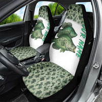 Crappie Tournament Fishing Customize Name Car Seat Cover Camo Fade and Custom Name Design - Wonder Print Shop