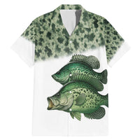 Crappie Tournament Fishing Customize Name Family Matching Mermaid Dress and Hawaiian Shirt Camo Fade and Custom Name Design - Wonder Print Shop