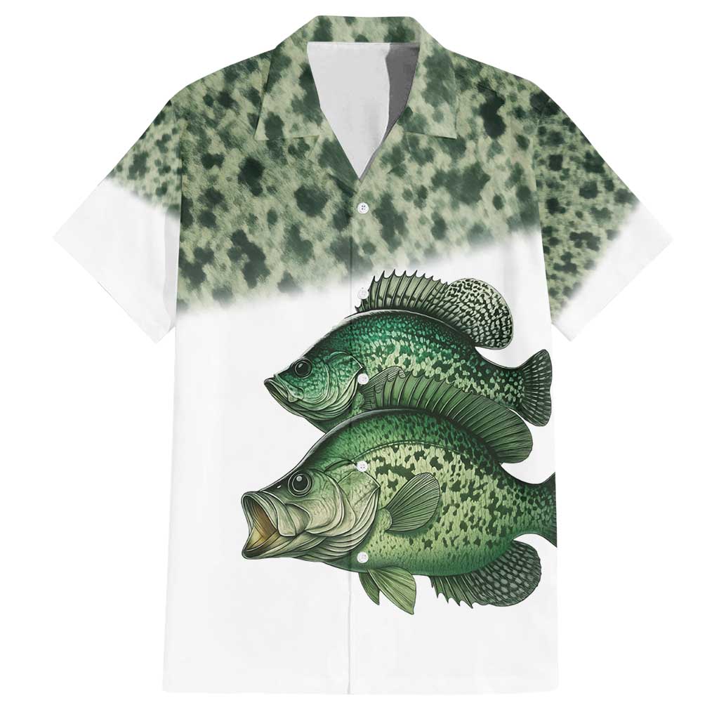 Crappie Tournament Fishing Customize Name Family Matching Tank Maxi Dress and Hawaiian Shirt Camo Fade and Custom Name Design - Wonder Print Shop