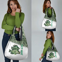 Crappie Tournament Fishing Customize Name Grocery Bag Camo Fade and Custom Name Design - Wonder Print Shop