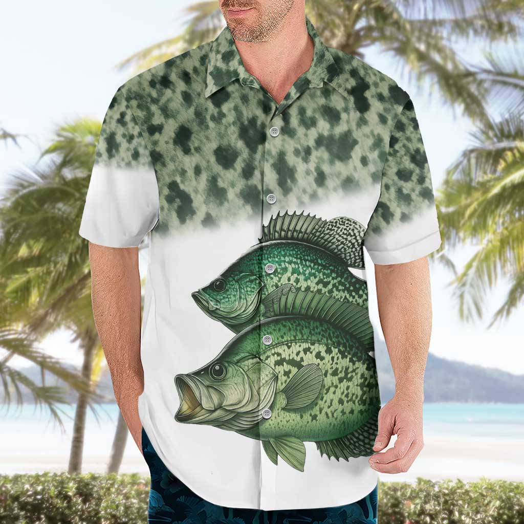 Crappie Tournament Fishing Customize Name Hawaiian Shirt Camo Fade and Custom Name Design - Wonder Print Shop