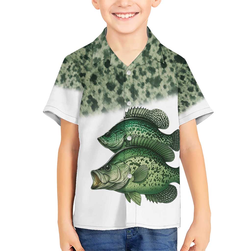Crappie Tournament Fishing Customize Name Hawaiian Shirt Camo Fade and Custom Name Design - Wonder Print Shop