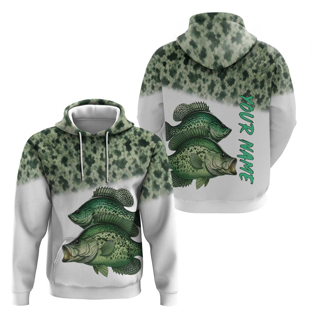 Crappie Tournament Fishing Customize Name Hoodie Camo Fade and Custom Name Design - Wonder Print Shop